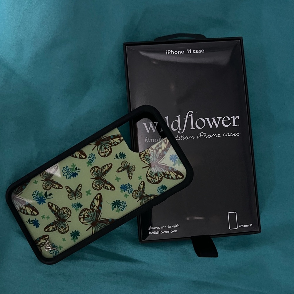 Wildflower Sage Butterfly iPhone 11 Case